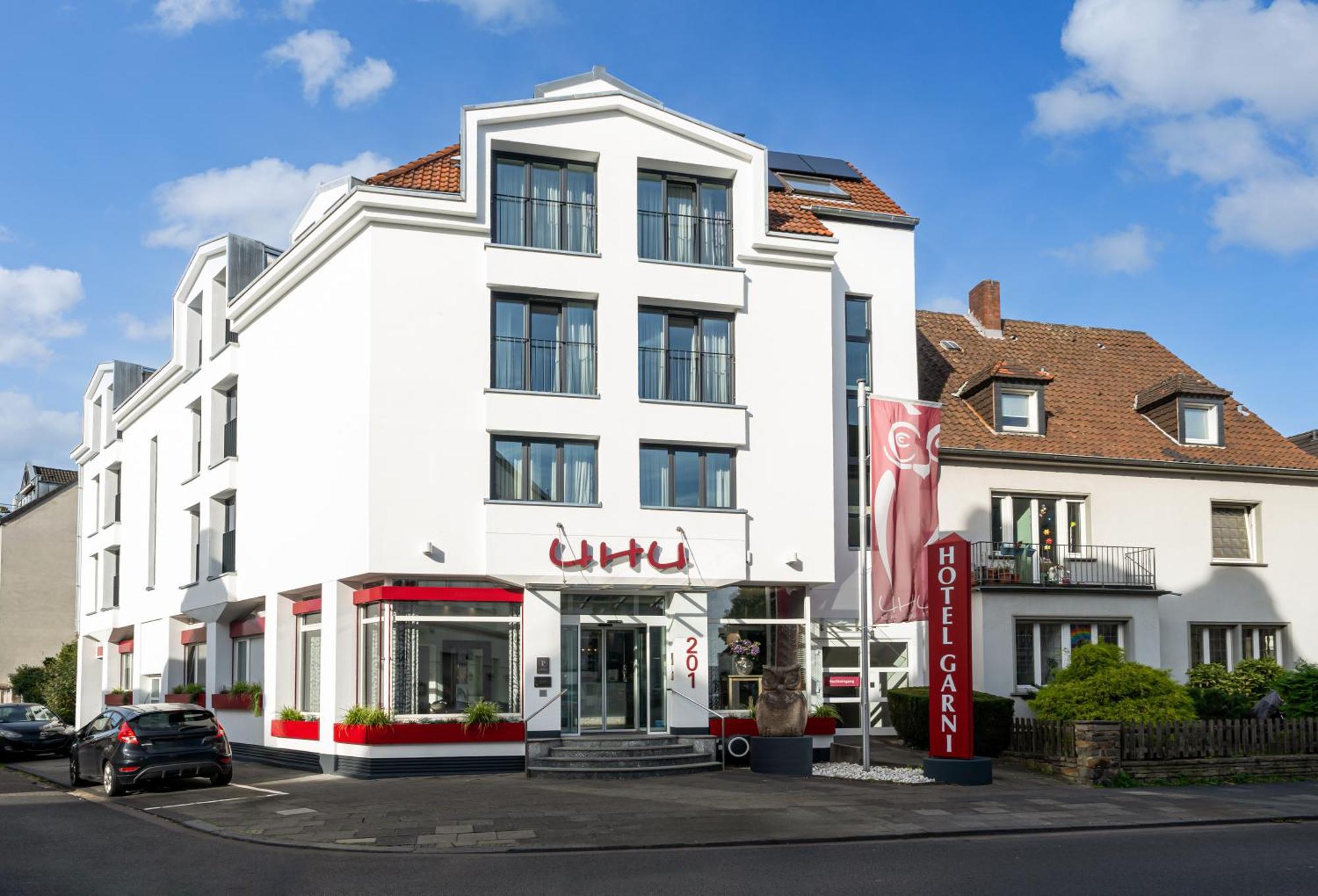 Hotel Uhu Garni Кьолн Екстериор снимка