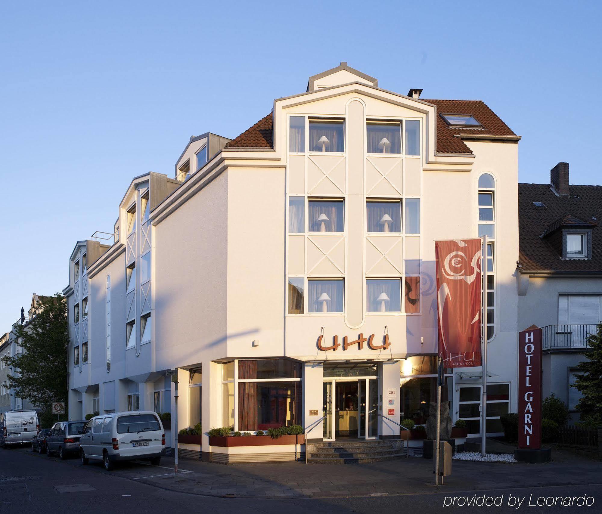 Hotel Uhu Garni Кьолн Екстериор снимка